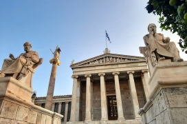 De Academie bezoeken tijdens studiereizen in Athene